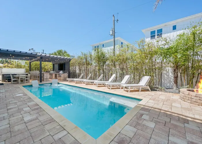 Sol Mate-Ocean,Elevator,Arcade,Htd Pool,Hot Tub Villa St. Augustine